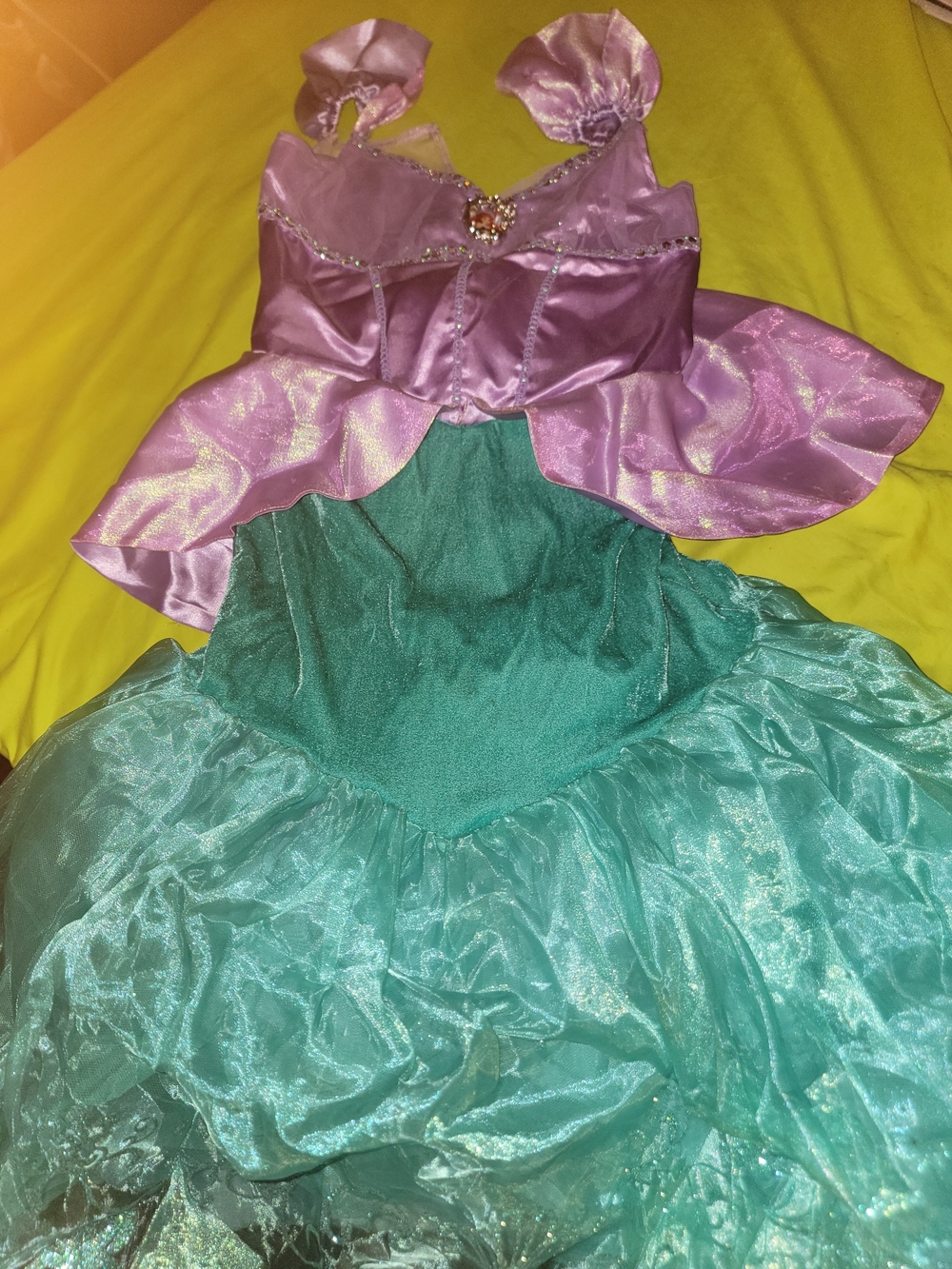 Disney Purple Ariel-Inspired Princess Dress with Jewel Accent - Picture 5 of 12